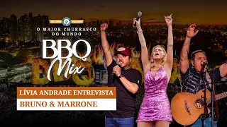 Lívia Andrade entrevista: Bruno e Marrone - BBQ Mix 2022 Goiânia