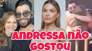 Olha a reação de Gusttavo Lima ao receber fã no palco durante show em Natal