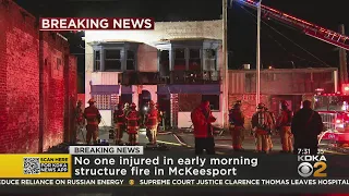 No One Injured In Early Morning Structure Fire In McKeesport