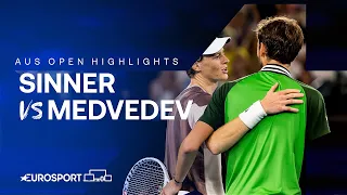 Jannik Sinner v Daniil Medvedev | Final | Extended Australian Open 2024 Highlights 🇦🇺