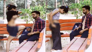 Massage prank on bhabhi 😍😍 || gone wrong || flicks prank tv