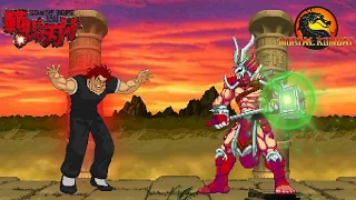 Yujiro Hanma vs Shao Kahn - Baki X Mortal Kombat | NetherRealm X Anime/OVA Battle