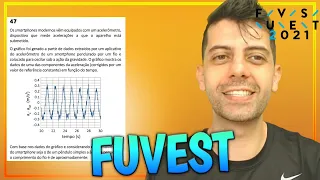 FUVEST 2021 - Q47 Fis - Os smartphones modernos vêm equipados com um acelerômetro