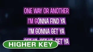 One Way or Another (Teenage Kicks) (Karaoke Higher Key) - One Direction