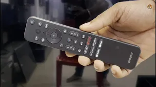 How To Use Sony Google Tv Remote Demo 2023 || Google Tv Remote Connect Bluetooth || Sony Google Tv