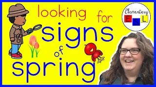 Signs of spring for kids! Let's take a spring walk and look for signs of spring. What will we see?