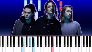 Chase Atlantic - Friends (Piano Tutorial)