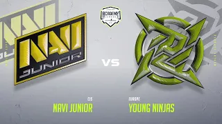 NaVi Junior vs Young Ninjas (map 1, Mirage, Bo1) WePlay Academy League 2021 | CS GO