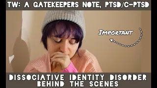 A Gatekeeper's Note, PTSD on Cam pt. 17 | BTScenes | Dissociative Identity Disorder