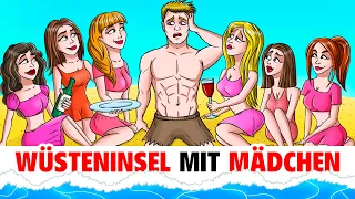 Ich Saß Mit 10 Mädchen Fest, Meine Peinliche Geschichte | Meine Animierte Geschichte