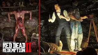 What Happens If You Take Villagers to Serial Killer's Basement? - Red Dead Redemption 2