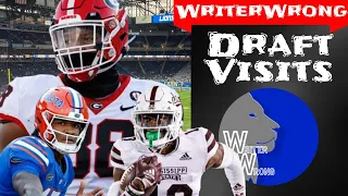 Detroit Lions 2023 NFL DRAFT VISITS! Jalen Carter, Anthony Richardson, and more!