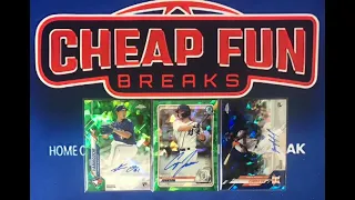 2020 Bowman Sapphire, Bowman Draft , Topps Chrome , Topps Chrome Update Sapphir Break 1