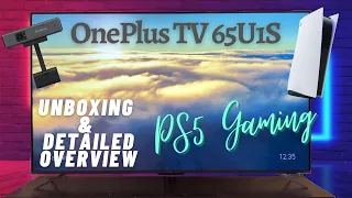 OnePlus TV 65U1S Unboxing and Initial Review| PS5 Gaming Experience| Best 65" TV under 65K?