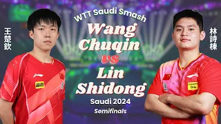 FULL | Wang Chuqin vs Lin Shidong (Semifinals, WTT Saudi Smash 2024)