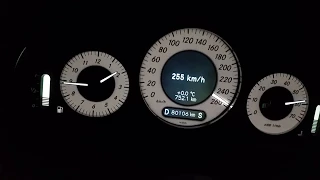 Mercedes CLK 500 Coupé (C209) Beschleunigung 0-250 km/h