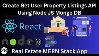 Create Get User Property Listings API Using Node JS Mongo DB