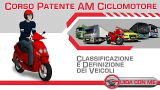 Patente AM Teoria ciclomotori microcar 50cc - Classificazione e Definizione dei veicoli