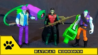 Batman Mission. Экшен-фигурки вселенной DC: Джокер и Робин от Mattel