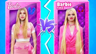 ¡Barbie Real VS Muñeca Barbie Falsa! ¿Quién se Vuelve Popular en la Vida Real?