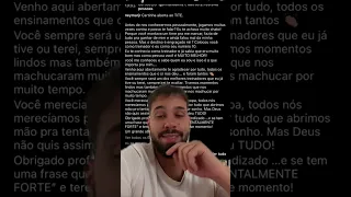 A CARTA DE NEYMAR PARA O TÉCNICO TITE