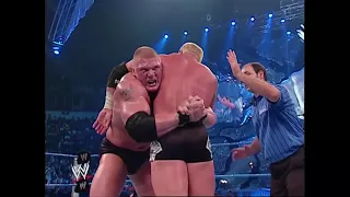 Brock Lesnar Vs Hardcore Holly in WWE Smackdown