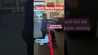 Sports Hernia Rehab (adductor strengthening) #shorts