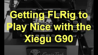 Getting FLRig to Play Nice with the Xiegu G90