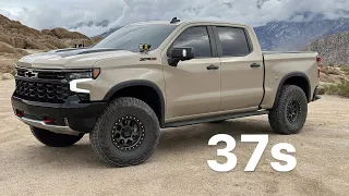 How to fit 37s on a  2022+ Silverado ZR2