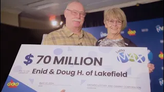 CAUGHT ON CAMERA: Lakefield couple Dream to the Max with $70 million win