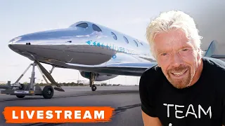 WATCH: Virgin Galactic Launch with Richard Branson Onboard! - Live