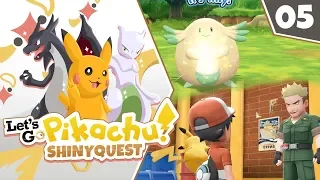 SHINY CHANSEY AND LT SURGE!! Pokémon Let's Go Pikachu Shiny Quest Let's Play! Episode 5