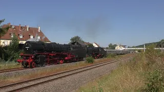 IGE Sonderzug 25 Jahre Eisenbahn Romantik Unterwegs an Rhein & Pfalz mit 01 180 & 01 066 06.09.2021
