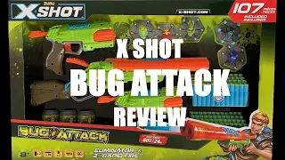 X-Shot Bug Attack - 2 Rapid Fire and Eliminator Foam Dart Blaster Combo Pack - Review