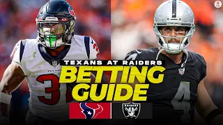 Texans at Raiders Betting Preview: FREE expert picks, props [NFL Week 7] | CBS Sports HQ