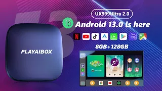 Carplay Android TV Box Android 13.0 System 8GB+128GB QCM662- Fast Speed