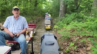 Riding the Rails at the 2023 July Open Meet, White Creek Railroad in Michigan