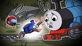 CHOO CHOO CHARLES vs THOMAS & GHOSTBUSTERS 4 EP.3 l Among Us Animation