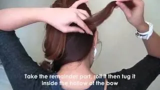 Бант из волос для свадьбы - Beautiful Wedding Hair Bow