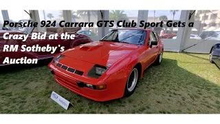 Rare Racing Porsche 1981 Porsche 924 Carrara GTS Club Sport 2022 RM Sotheby's Amelia Island