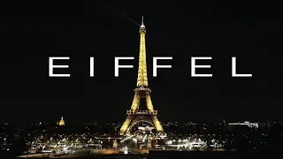 Эйфелева Башня Париж ночью 4K