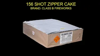 CB 5029 156 Shot Zipper Cake Class B Fireworks