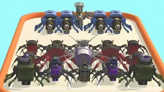 [SPIDER TRAIN] MERGE LEVEL 13 'ALPHABET LETTER LORE' Run Battle NEW Version ⭐⭐⭐⭐⭐ abcdefghijklmno