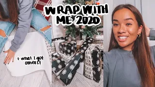 wrap christmas presents with me & what I GOT people for christmas 2020