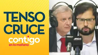 "¡¿LE PEDISTE PERDÓN?!": El duro cruce de JA Kast y Gabriel Boric en debate - Contigo en La Mañana