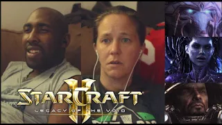 THIS WAS TOO INTENSE YALL | Non StarCraft ll Players React Legacy Of The Void Cinematic