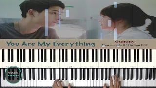 You Are My Everything ( Descendants Of The Sun OST ) || Gummy || PianoTutorial OST