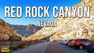 Red Rock Canyon Scenic Drive [4K] | Relaxing Piano Music | Nevada | United States