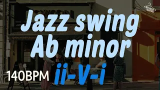 [BackingTrack] Jazz Swing ii-V-i Ab minor BPM140