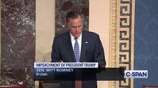 FULL REMARKS -- Senator Mitt Romney to vote to convict President Trump on Abuse of Power